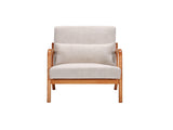 Mid-Century Modern Accent Chair, Arm Chair Living Room Chairs Pillow Upholstered Reading Chair 71635608