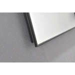 ZUN 32x24 Inch LED Backlit Bathroom Mirror with Metal Frame, Wall Mounted Vanity Mirror with Smart Touch 93611282