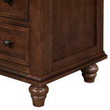 U_STYLE 3-Drawer Storage Wood Cabinet, End Table with Pull out Tray WF319367AAD