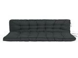Outdoor Swing Cushions 55 Inch, Waterproof 4" Thick Porch Swing Cushion Replacement with Backrest 42262407