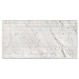 12*24 White Marble,natural marble, for wall,OL textured finished, 3D fluted marble, natural stone W1696P262333
