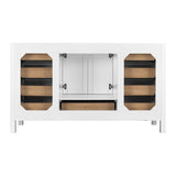 60'' Bathroom Vanity, Freestanding Vanity Top with Single basin Solid Wood Frame Bathroom Storage W1059P338728