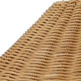 ZUN Rattan Weave Shade Floor Lamp Gold/Natural See below B035P264531