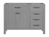 36" Bathroom Vanity without Sink, Cabinet Base Only, Bathroom Cabinet with Drawers, Solid Frame and WF296707AAE
