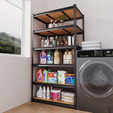 6-layer adjustable shelf spacing, gourd-shaped perforation, rubber mallet with gloves, display rack, 33641707