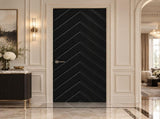 28 in. x 84 in. Hollow Core Black Painted Composite MDF Interior Door Slab B2763P611231