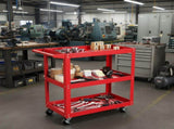 3-Tier Rolling Tool Cart Utility Cart on Wheels, 450 lb Heavy Duty Rolling Tool Cart for Warehouse, 44584215