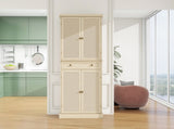 4 Door Cabinet with 1 Drawer, with 4 Adjustable Inner Shelves, Storage Cabinet W68894703
