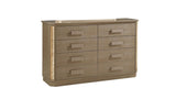 Dresser Made with Wood in Gold Finish B009139109
