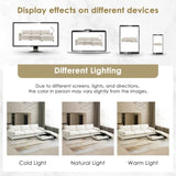 96.5'' Chenille Sectional Sofa with Storage Ottoman and Pockets,Adjustable Phone Holder,Wide,4 36397100