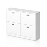 Shoe Cabinet,Hidden Slim Narrow Shoe Rack Cabinet with 4 Drawers for Entryway, W2386P308739