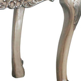 Vintage Bone White Square End Table B062P189088