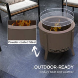 ZUN Outdoor Fire Pit 23660324