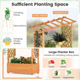 ZUN 72"H elevated garden bed 56170331