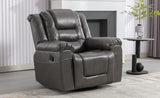 360&degSwivel and Rocking Home Theater Recliner Manual Recliner Chair with Wide Armrest for Living WF323618AAE