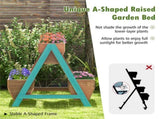 26" Wooden elevated garden bed 72694384