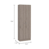 Virginia Double Door Storage Cabinet, Five Shelves B128P148832