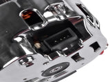 180A 12V Chrome Alternator V-Belt Pulley 1 Wire for Chevy GM BBC SBC 305 350 396 454 1985-1993 49796132