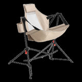 Hammock Camping Chair, Folding Portable Rocking Chair, Aluminum Alloy Adjustable Back Swinging Chair W640P224589