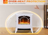 Electric Fireplace Stove Freestanding Heater with Realistic Flame & Overheat Shutoff 47262841