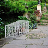 Heavy-Duty Live Animal Trap - 37x14x15 Inch Galvanized Mesh, Sensitive Pedal Trigger & Rear Release 83544288