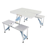 One Piece Folding Table and Chair Aluminum Alloy 66376598