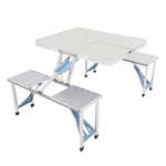 ZUN One Piece Folding Table and Chair Aluminum Alloy 66376598