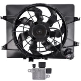 ZUN Radiator Condenser Fan Assembly 253802T500 for Hyundai Sonata Kia Optima 2.4L l4 45542614