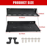 Tailgate Table Molle Panel for Ford Bronco 2021-2024 2-Tier Foldable Rear Storage Cargo Rack Shelf W2801P318432