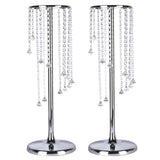 2 Pcs 27.6inch Tall Wedding Flower Vase Holder Table Centrepiece Display Vase Metal Flowers Stand 17591900