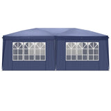 3 x 6m Four Windows Practical Waterproof Folding Tent Blue 29055508