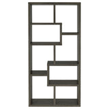 Weathered Grey 8-shelf Bookcase B062P145422
