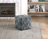 Modern Multi-Color Fabric Upholstered Ottoman, Non-Slip Floor, Bean Bag Chair, 1pc Sitting B011P251660