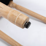 A&A Furniture,French Style Solid Wood Frame Antique Painting Linen Fabric Back Dining Chair,Set of W1143141071