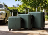 PP Trolley Case 20in 24in 28in 3PCS Suitcase Set Dark Green 86889687