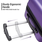 3 Piece Luggage Set Hardside Spinner Suitcase with TSA Lock 20" 24" 28" Available 83145611