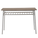6-Piece Modern Dining Set for Home, Kitchen, Dining Room with Storage Racks, Rectangular Table, 14655245