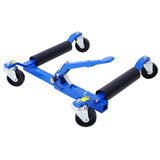 Set of Wheel Dolly Car Skates Vehicle Positioning Tire Jack Ratcheting Foot Pedal Lift W46560256