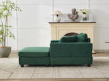 Chaise Lounge Chair Removable Storage Ottoman Accent Sofa Bed Upholstered Sleeper Couch Bed W1170P353051