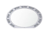 Noralie Mirrored & Faux Diamonds Accent Mirror B2726P445770