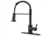 Kitchen Faucet with Pull Down Sprayer Industrial 1 Handle 1 Hole Or 3 Hole Faucet for Farmhouse 16711031