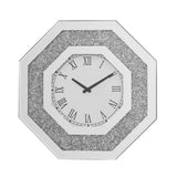 Octagonal Mirror Wall Clocks and Artificial Gemstone Wall Clocks W1005P190043