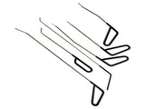 6pcs PDR Dent Tool Stainless Steel Paintless Repair Removal Rods 26-57cm 48398785