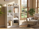 41 Inches 5-Cube Floor Bookcase with 2 Anti-Tipping Kits White, 19.5" x 9.5" x 41" 29756686