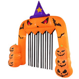 10.4x11.6ft Giant Halloween Inflatable Pumpkin Arch - 7 LED Lights, Built-in Blower for Easy 37333632