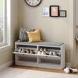 ZUN Shoe Storage Bench Entryway Bench with Storage, Shoe Bench Shoe Cabinet Storage for Entryway, Shoe W808P212702