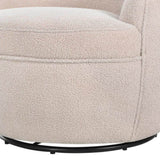 Galleria 360 Swivel Teddy Sherpa Barrel Chair T2574P241341