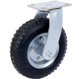 4PCS 8IN CASTER pneumatic tire, Caster Wheel, Swivel Plate, Steel Hub with W465130461