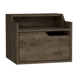Busan Modern Floating Nightstand , End Table, Side Table Single-Drawer Design with Sleek Two-Tiered B070137841