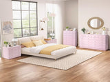 Modern Simple 7-Drawer Dresser Pink 24822027